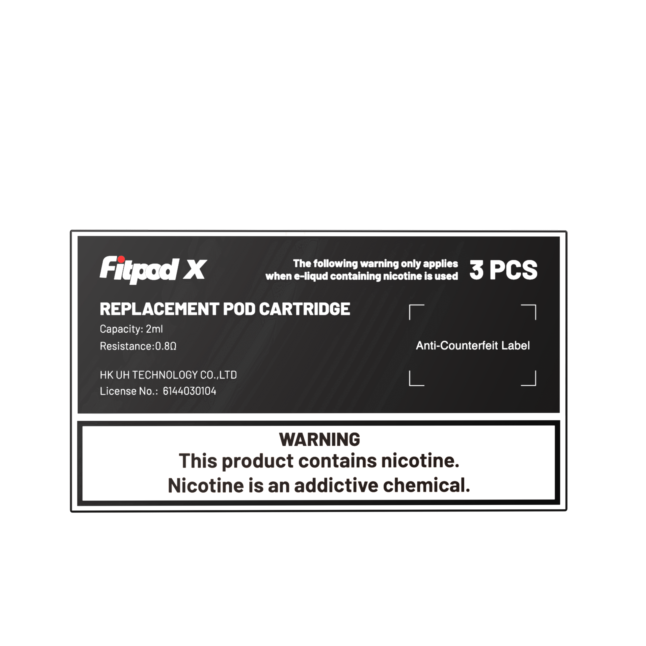 Fitpod Slyeek斯萊克空倉 0.8Ω濃郁煙霧/1.2Ω綿密口感 自由搭配