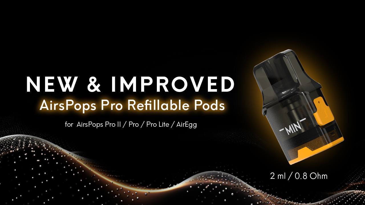 AIRSCREAM AirsPops Pro II 正版 新品上市 氣泡二代 小煙主機 空煙彈 英國品牌