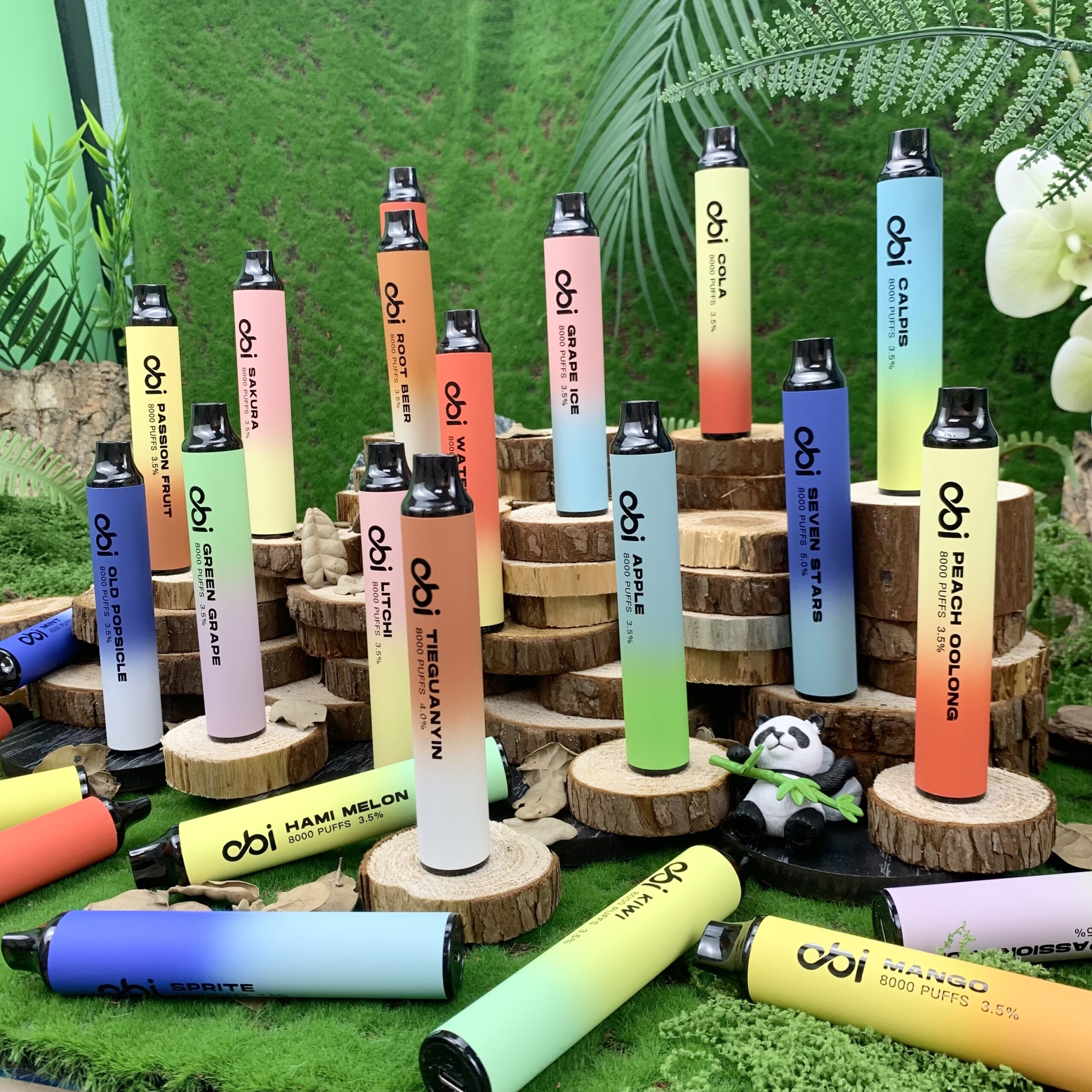 【Obi】一次性拋棄式電子煙 8000口|可充電 × 大容量 × 超多口味