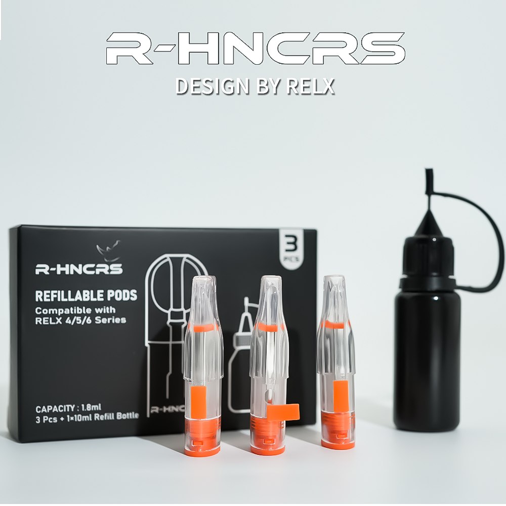 【R-HNCRS 犀牛空倉】通用 RELX 4/5/6 代|1.8ml|3入+注油瓶